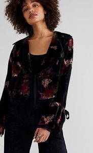 Free People Nickie bed jacket, velvety